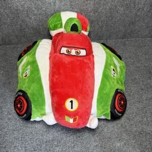 2011 Disney Pixar Cars Francesco Bernoulli Pillow Pet 18" Plush Italian Race Car